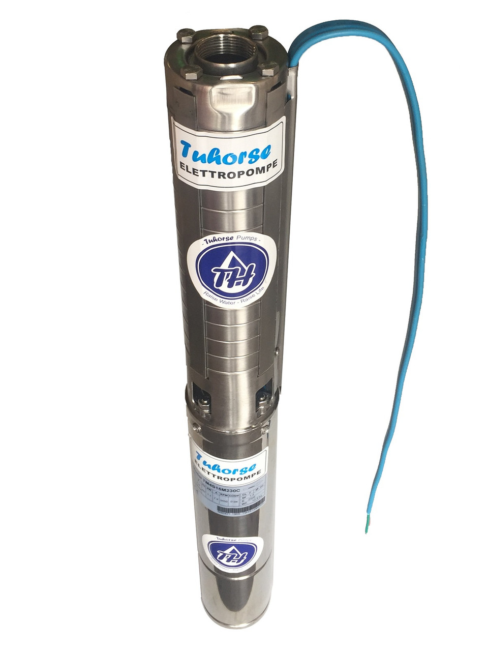 4 Inch Deep Well Submersible Pump | 3HP 27GPM 3-Phase 460V | S.S.