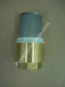 1.5 inch Brass Foot Valve with screen 1.5 inch Brass Foot Valve with screen