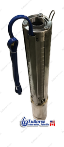 (No Control Box) 4" 1000W 10GPM Solar Powered Submersible Deep Well Pump and Motor Only (No Control Box) 4" 1000W 10GPM Solar Powered Submersible Deep Well Pump and Motor Only