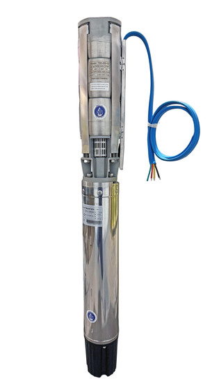 30HP TS8-450-03A 460V 3-Phase, 8" Pump-end and 6" Oil-Filled Motor, Stainless Steel Impellers