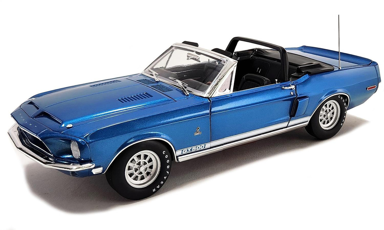 Acme 1:18 Scale 1968 Shelby GT500 Convertible (Acapulco Blue