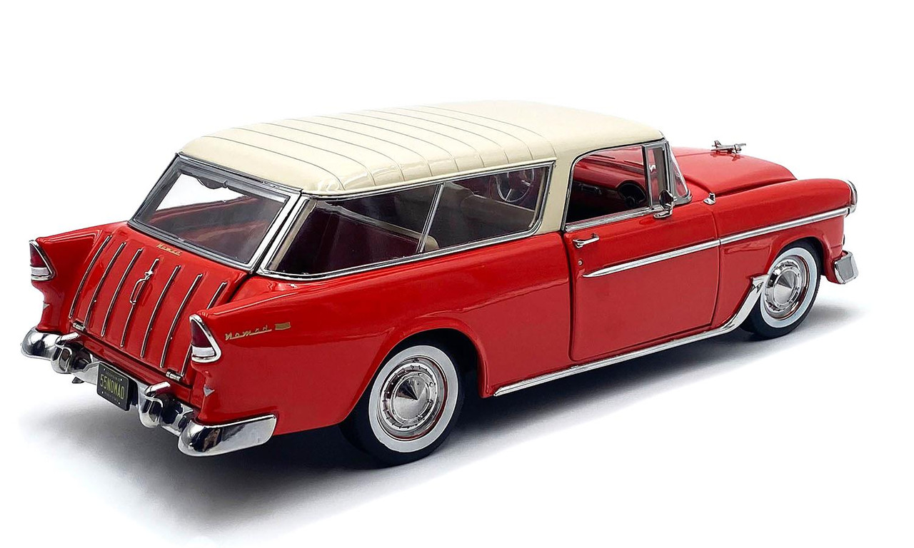 Acme 1:18 Scale 1955 Chevrolet Bel Air Nomad (Gypsy Red) A1807009