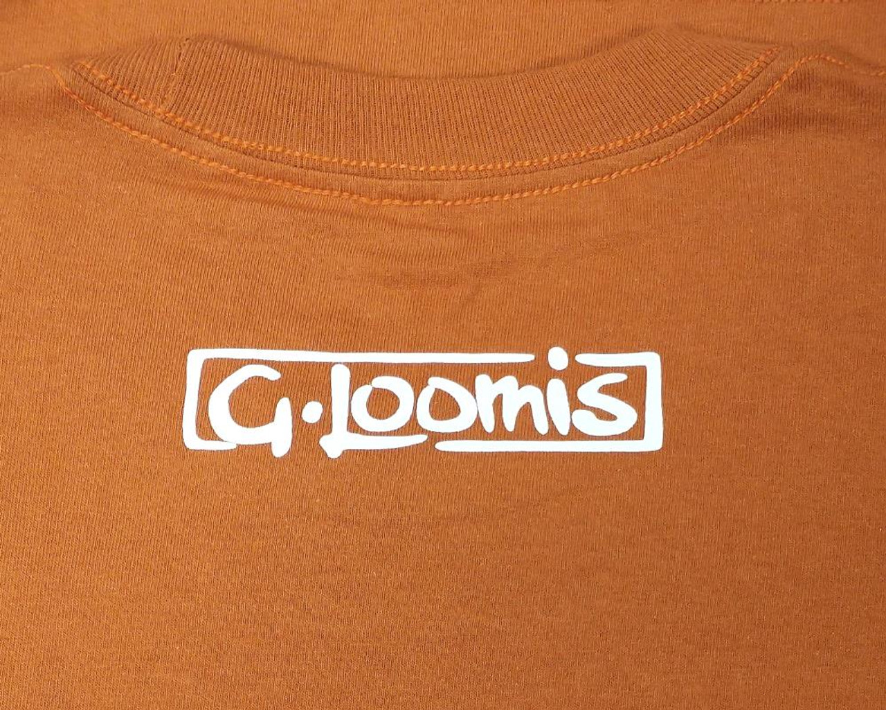 G. Loomis Corpo Fishing Men's T-Shirt Burnt Orange - Large - Retro Hobby