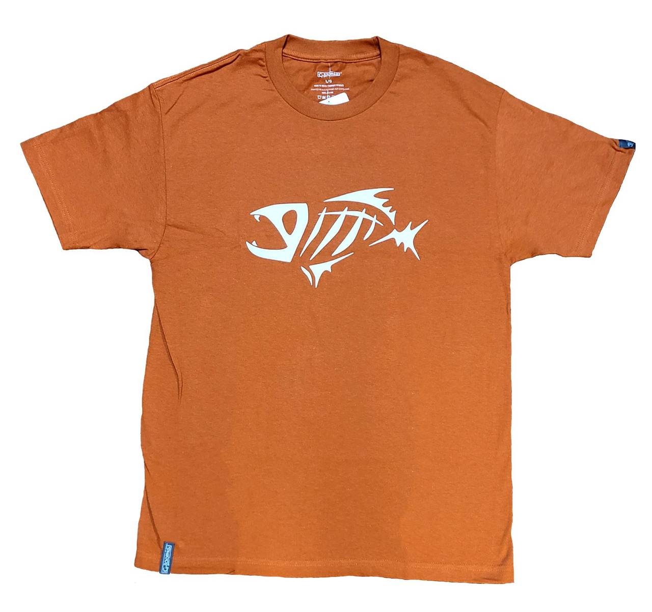 G. Loomis Corpo Fishing Men's T-Shirt Burnt Orange - Large - Retro Hobby