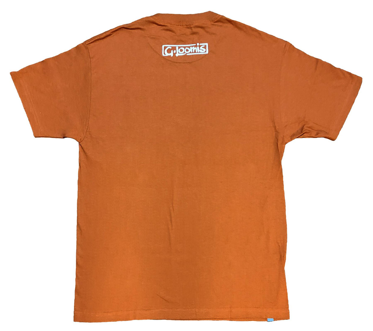 G. Loomis Corpo Fishing Men's T-Shirt Burnt Orange - Large - Retro