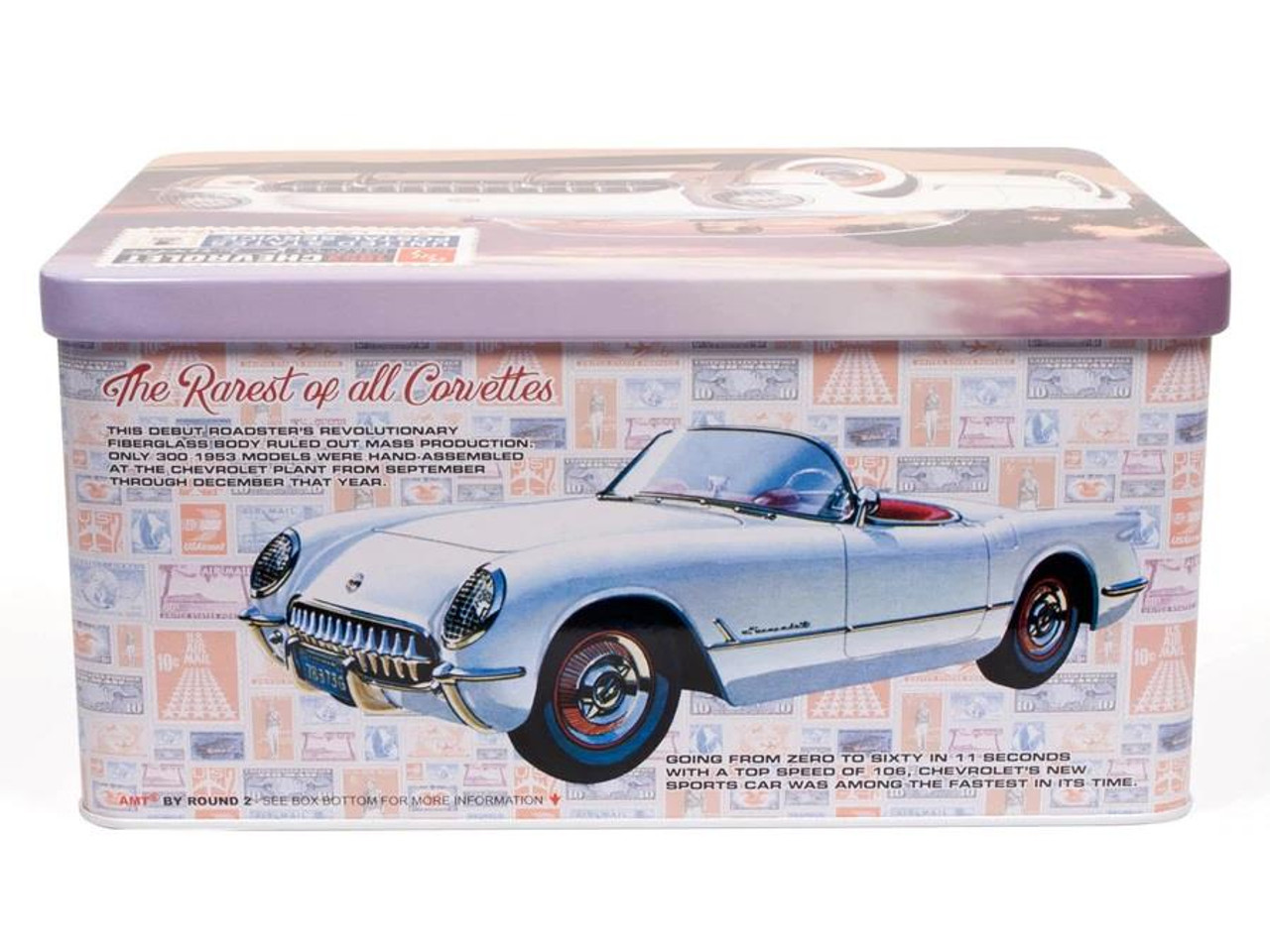 AMT 1:25 Scale USPS Stamp Series 1953 Chevy Corvette Model Kit AMT1244