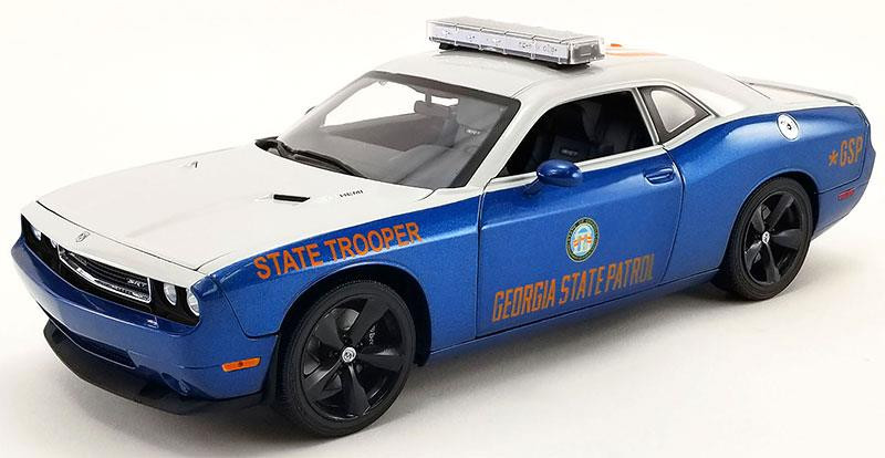 Acme Diecast 1:18 Scale 2010 Dodge Challenger SRT8 - Georgia State