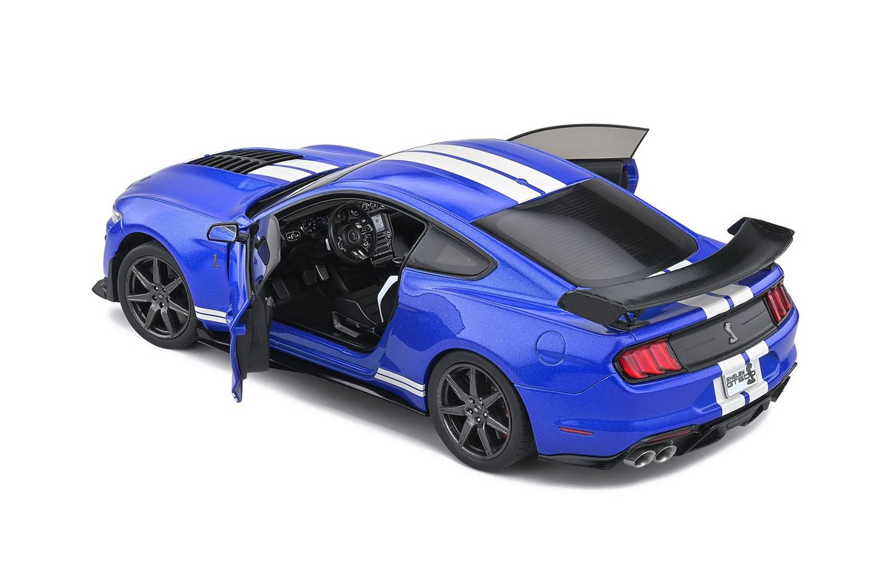 Solido 1:18 Scale 2020 Ford Mustang Shelby GT500 Fast Track, Blue S1805901