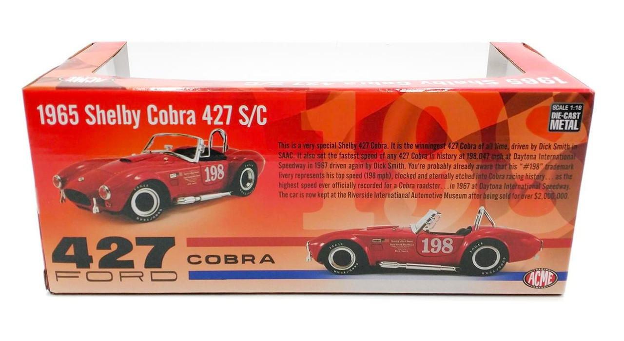 Modèle De Voiture Shelby Collectibles SC-198 1/18 Shelby