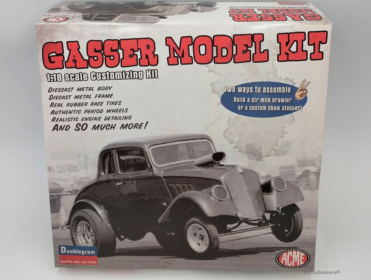 Acme Diecast 1:18 Scale 1933 Gasser Diecast Model Kit