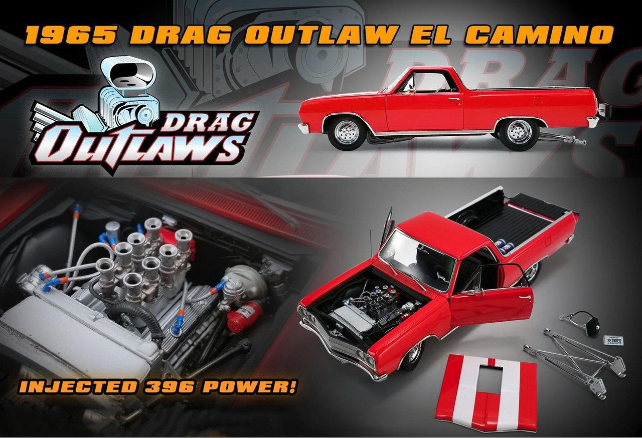 New Acme Diecast 1:18 Scale 1965 Drag Outlaw Chevrolet El Camino