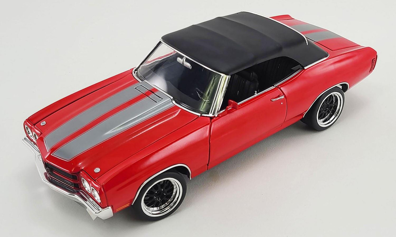 Acme 1:18 Scale 1970 Chevrolet Chevelle SS Convertible Restomod (Red)  A1805518