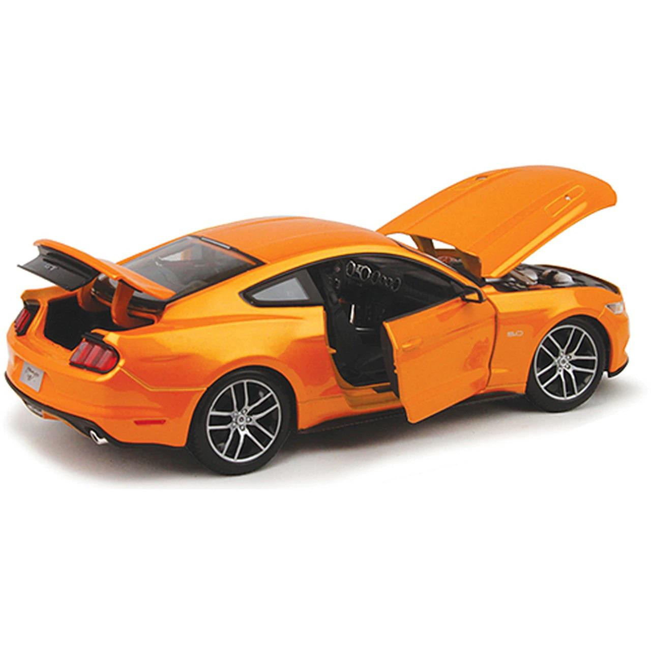 Maisto Scale Model Compatible with Ford Mustang GT 2015 Orange 1:18  MI31197OR