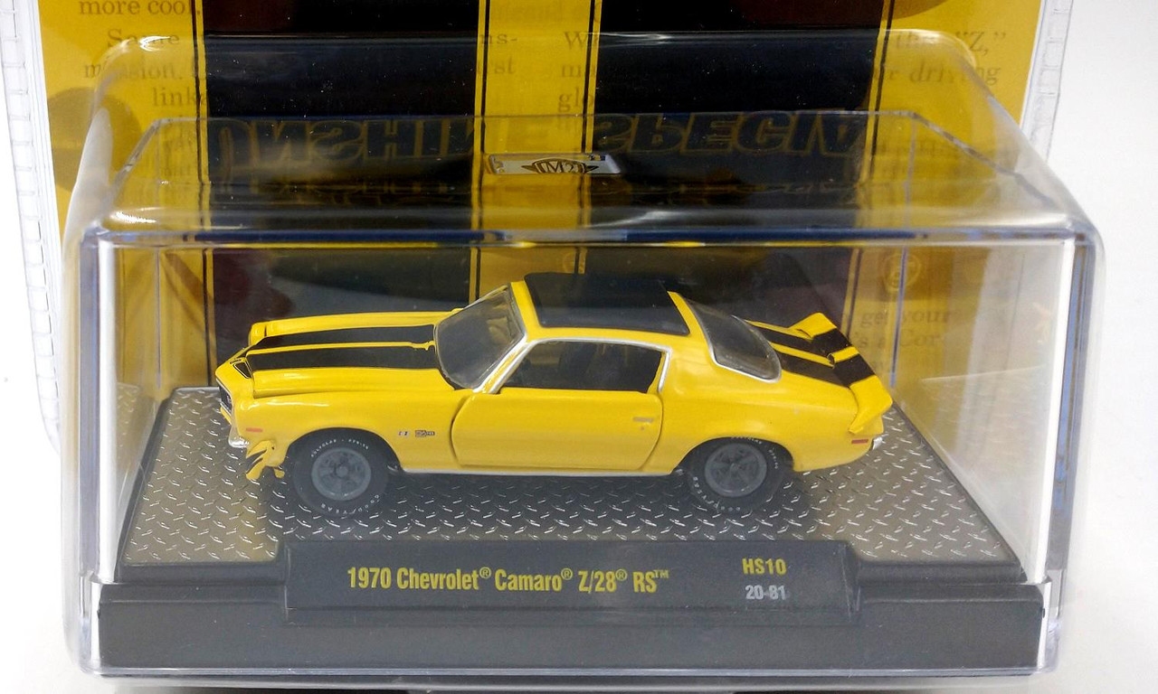 M2 Machines 1:64 Scale Hurst Sunshine Special - 1970 Chevrolet Camaro Z/28  RS