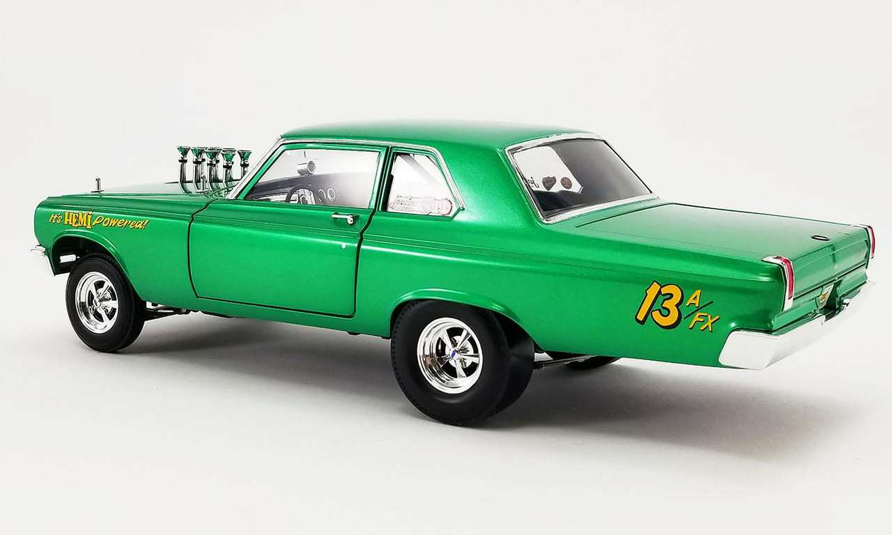 Acme 1:18 Scale 1965 Dodge Coronet AWB Custom - Metallic Green A1806507