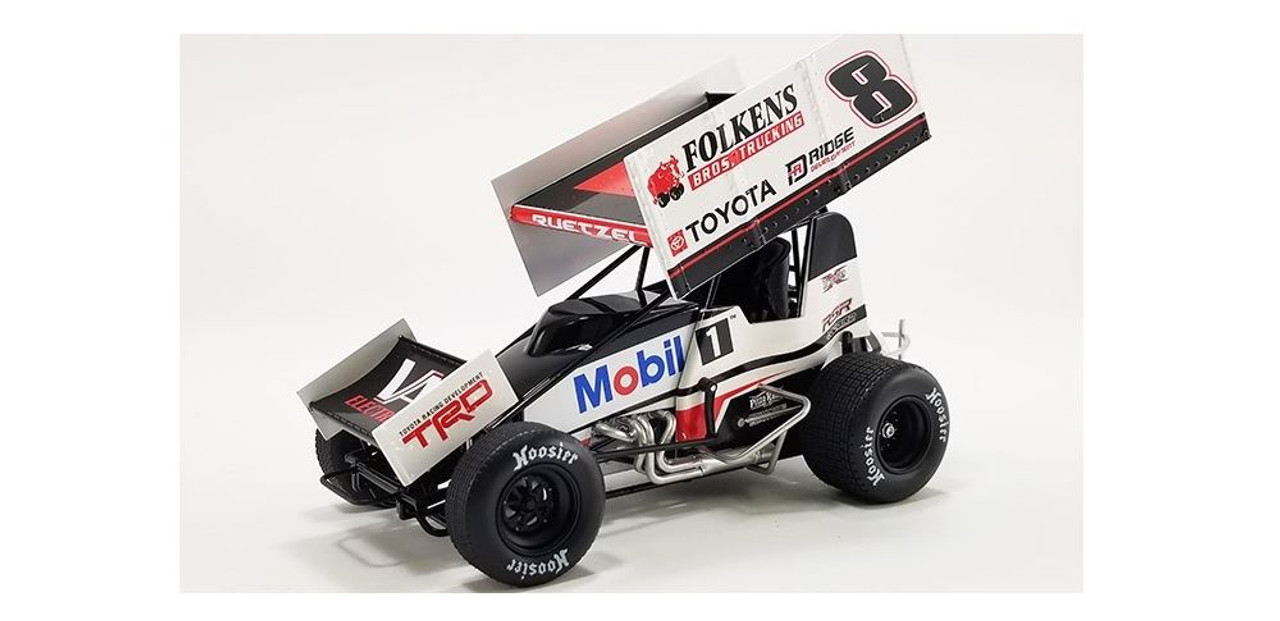 Acme 1:18 Scale 2022 #8 Toyota/Mobil 1 Sprint Car - Aaron Reutzel A1822015