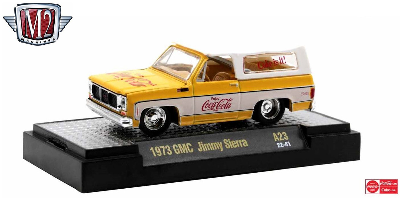 M2 Machines 1:64 Coca-Cola 1973 GMC Jimmy Sierra 52500-A23