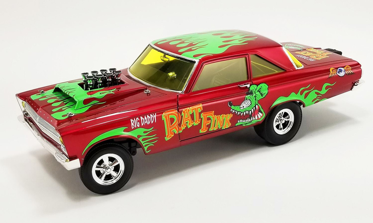 Acme 1:18 Scale 1965 Plymouth AWB - Rat Fink A1806508