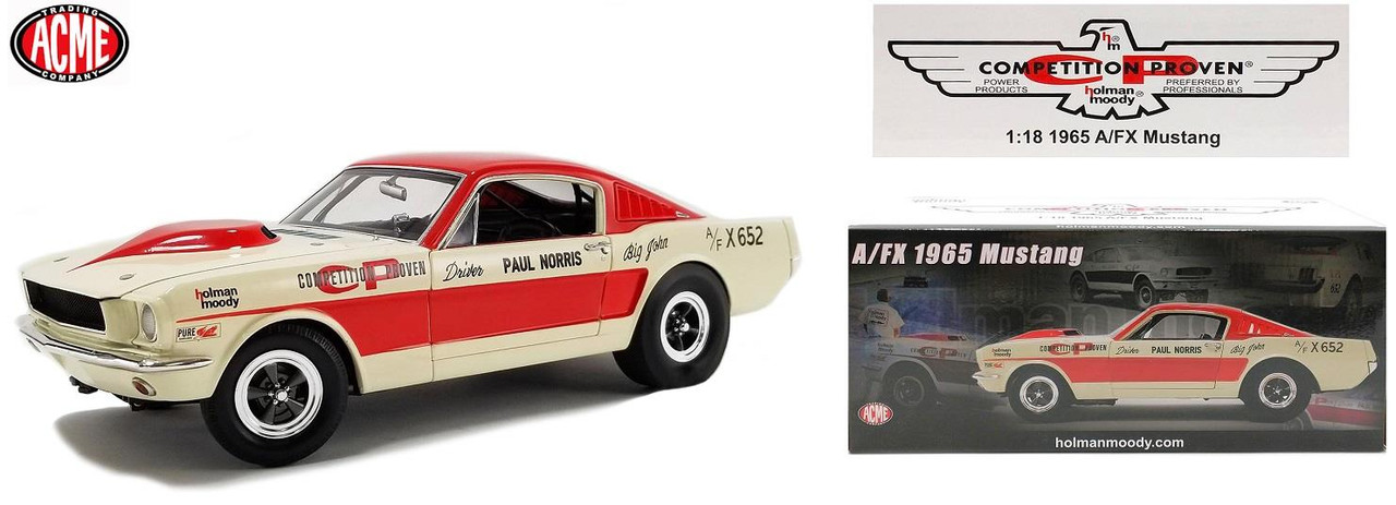 Acme 1:18 Scale 1965 Ford Mustang A/FX - Holman Moody - Paul