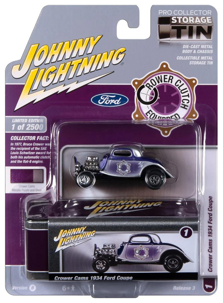 Johnny Lightning 1:64 Scale 1934 Ford Coupe Crower Cams (Purple) JLCT013B