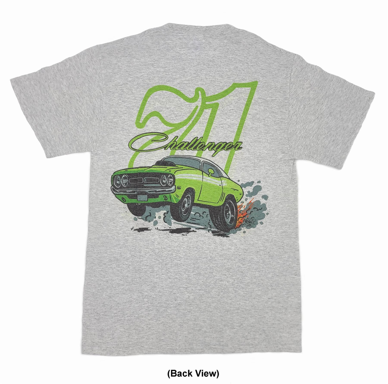 Retro Hobby 1971 Dodge Challenger Men's T-Shirt Grey - Retro Hobby