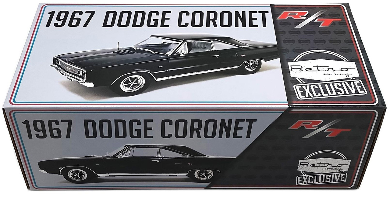 Acme Retro Hobby 1:18 Scale 1967 Dodge Coronet R/T (Black