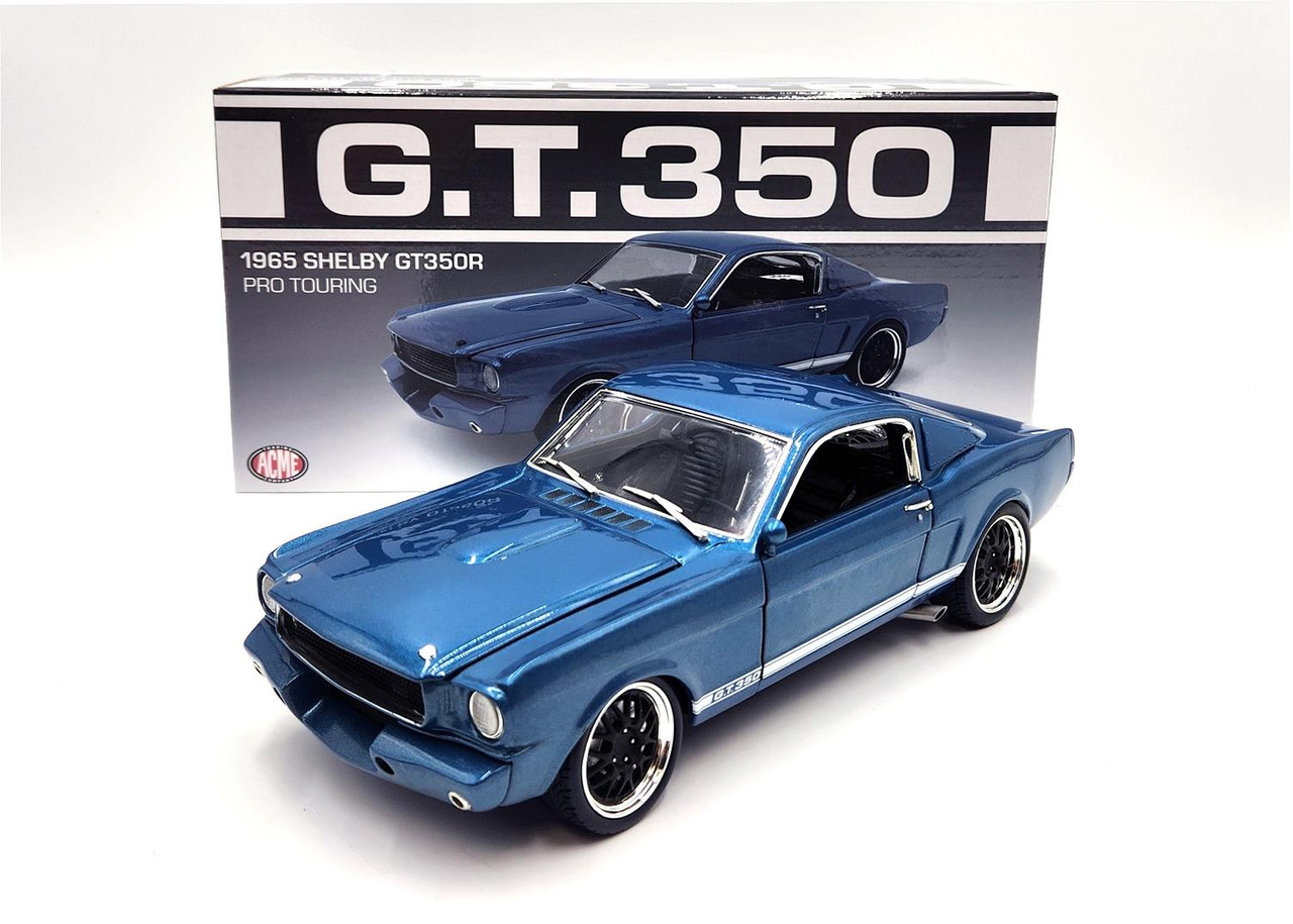 Acme 1:18 Scale 1965 Shelby GT350R - Pro Touring (Blue) A1801879