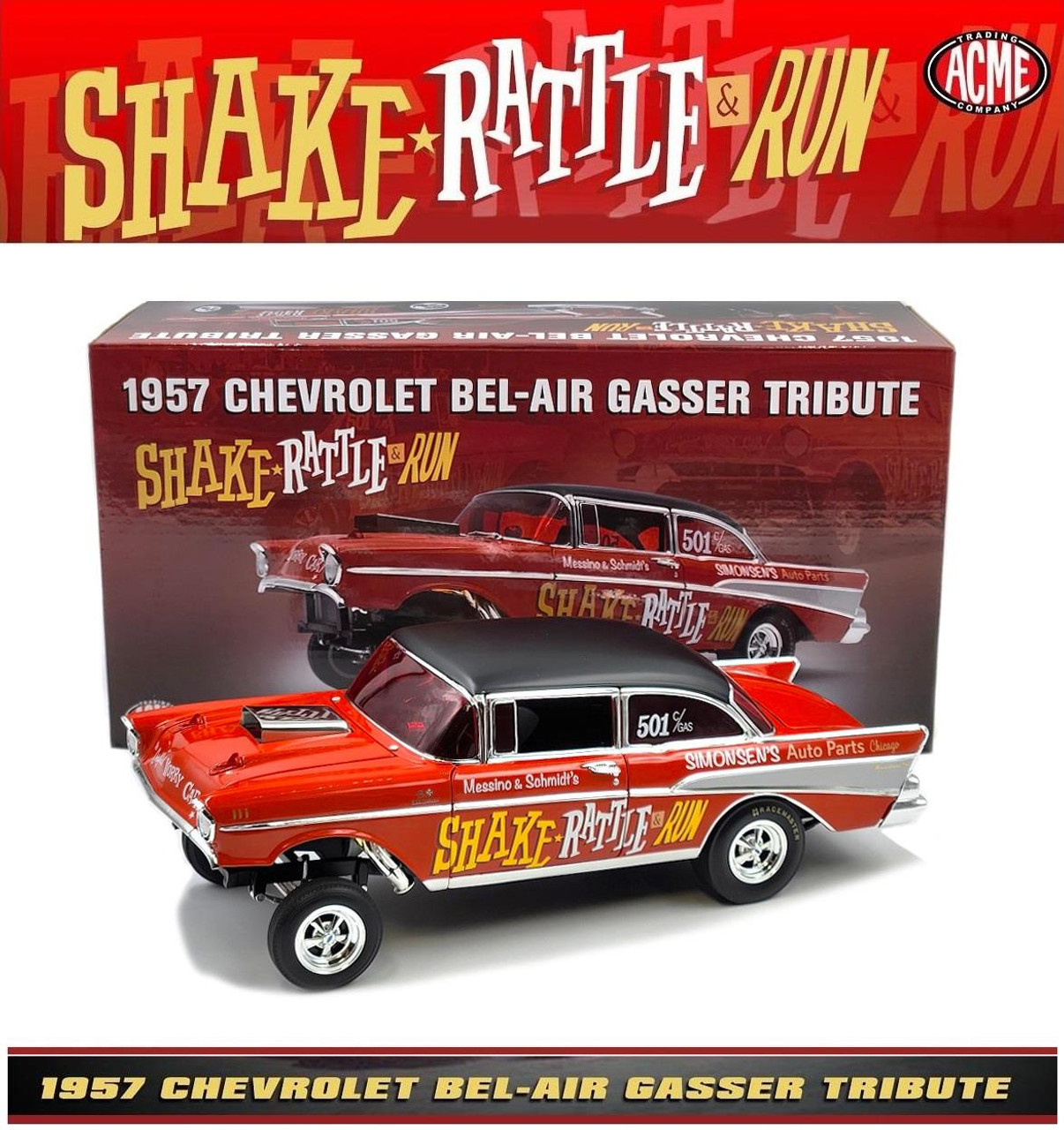 アーテル　1/18 1957 シェビー Auto World 1957 Chevrolet Bel Air Convertible 1:18 Scale