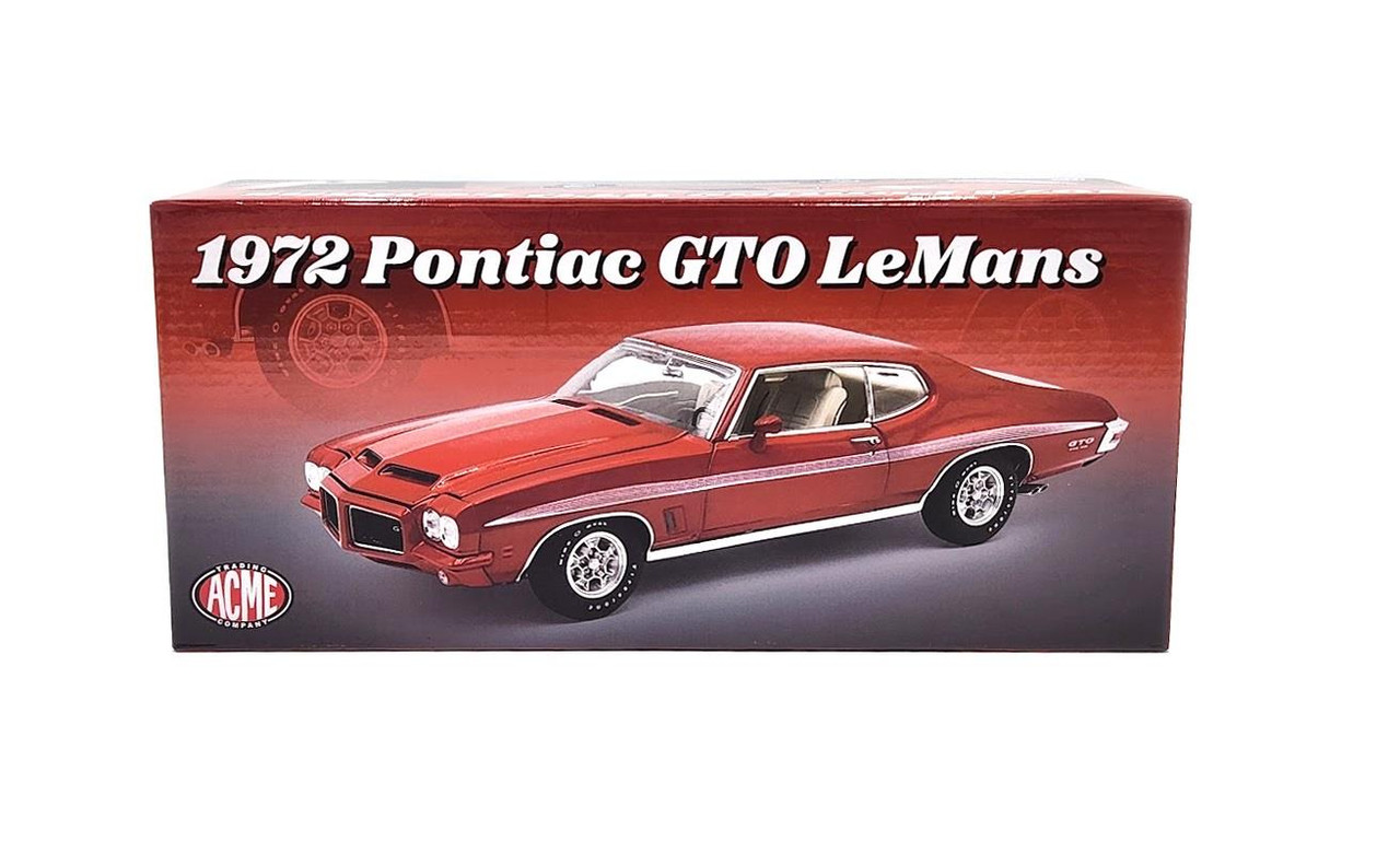 ミニカー made in Western Germany Acme 1:18 Scale 1972 Pontiac GTO LeMans (Sundance Orange) A1801226