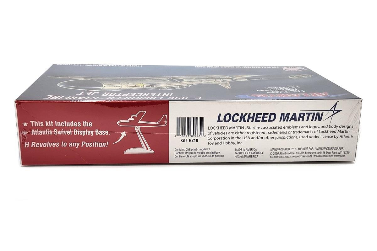 Atlantis 1:56 Scale Lockheed F-94C Starfire Interceptor Jet Model