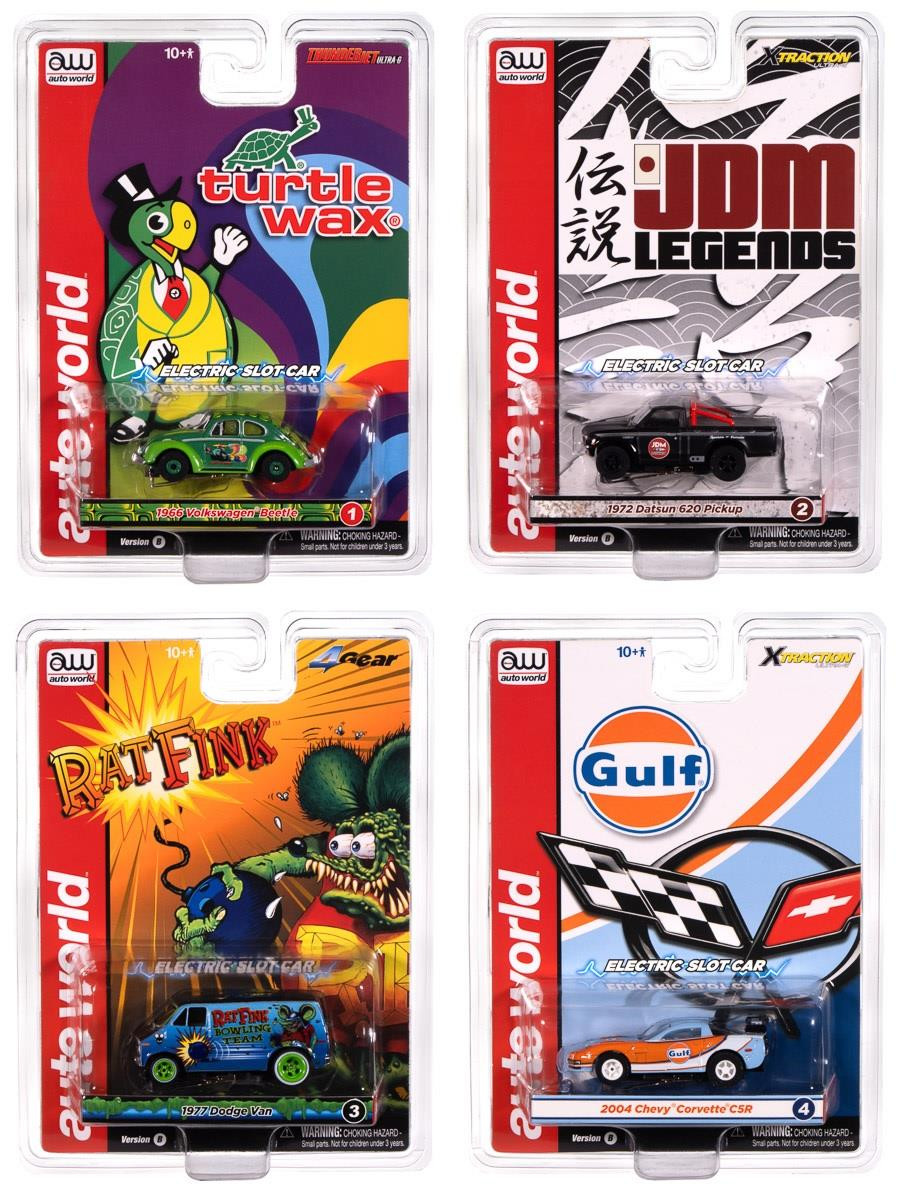 Auto World Pop Culture 2025 R-1 Electric Slot Cars (Version B