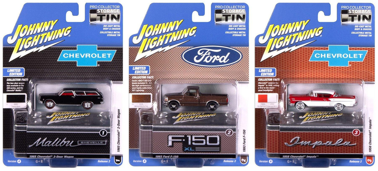 Johnny Lightning 1:64 Collector Tin 2025 Release 2 (Version A