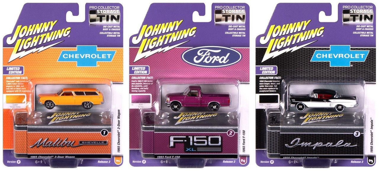 Johnny Lightning 1:64 Collector Tin 2025 Release 2 (Version B