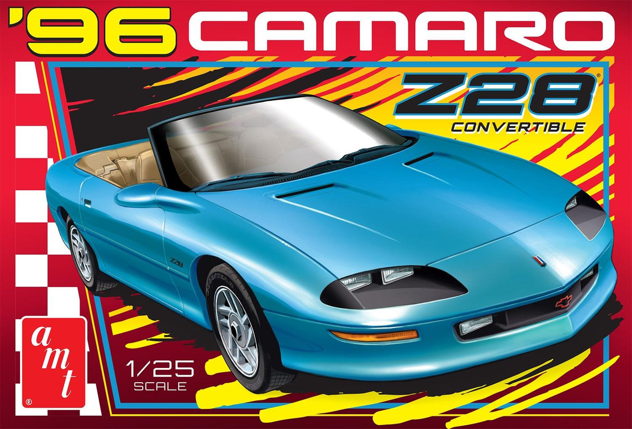 AMT 1:25 Scale 1996 Chevy Camaro Z28 Convertible Model Kit