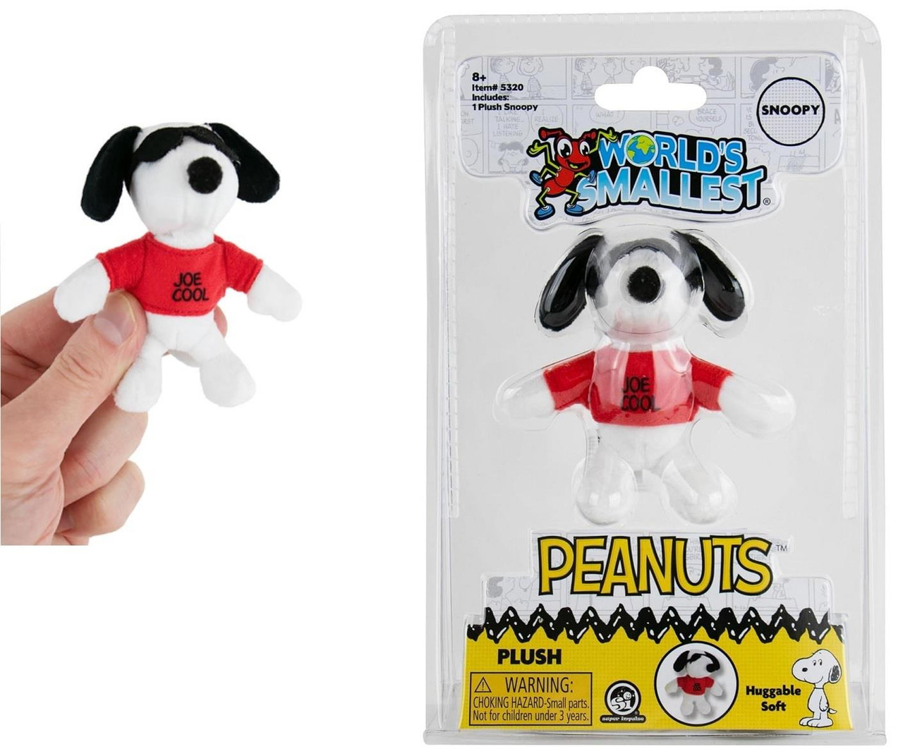 World's Smallest Peanuts Plush Snoopy and Woodstock Set 5320