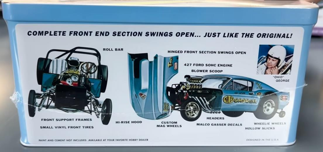 GMP 1/18 - Malco Gasser 1967 Avec Spoiler Avant Airplow - Ohio George - Bleu