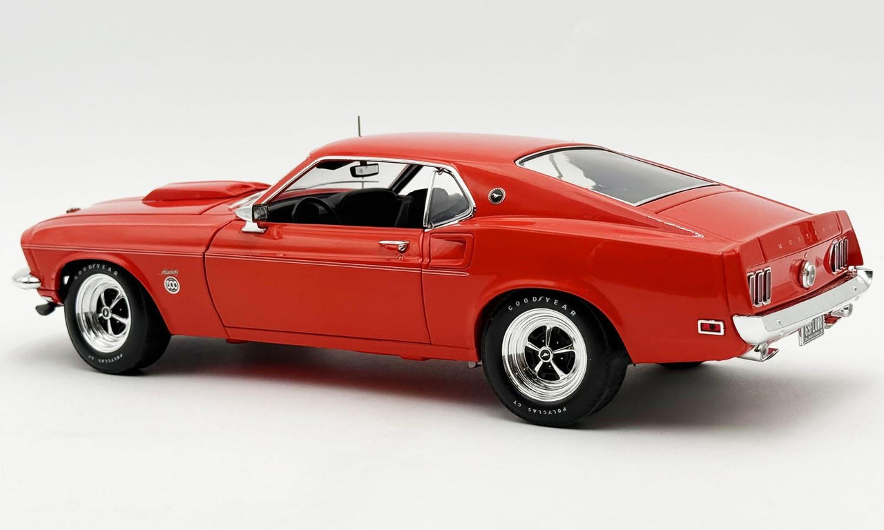 Acme 1:18 Scale 1969 Ford Mustang 600 (Flower Power Red) A1801890