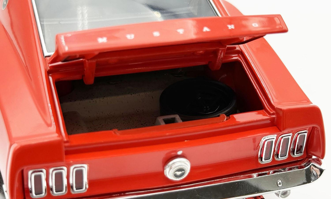 Acme 1:18 Scale 1969 Ford Mustang 600 (Flower Power Red) A1801890
