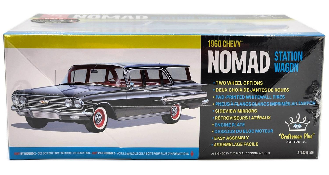 AMT 1:25 Scale 1960 Chevy Nomad Station Wagon Model Kit AMT1402M
