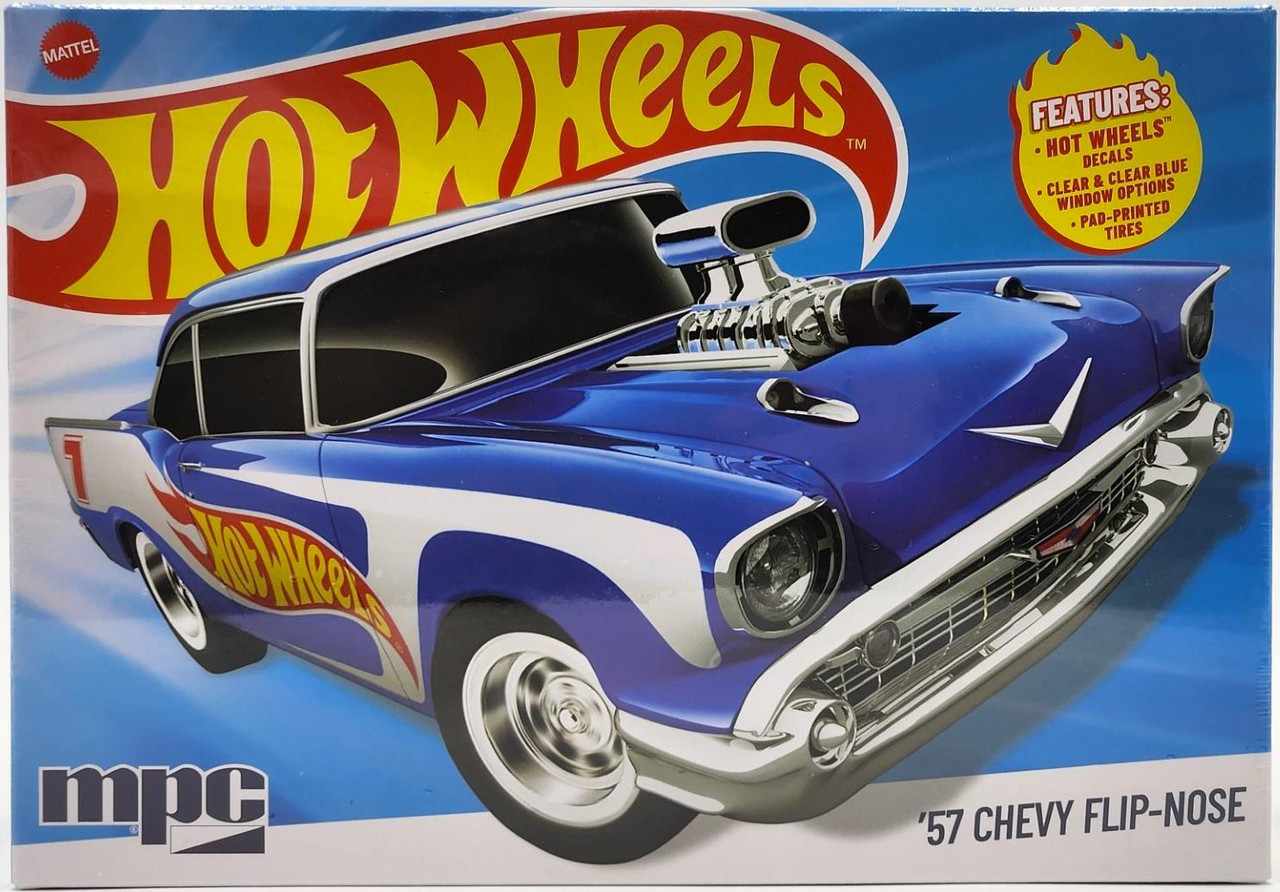 MPC 1:25 Scale 1957 Chevy Sedan Flip Nose Hot Wheels Model Kit