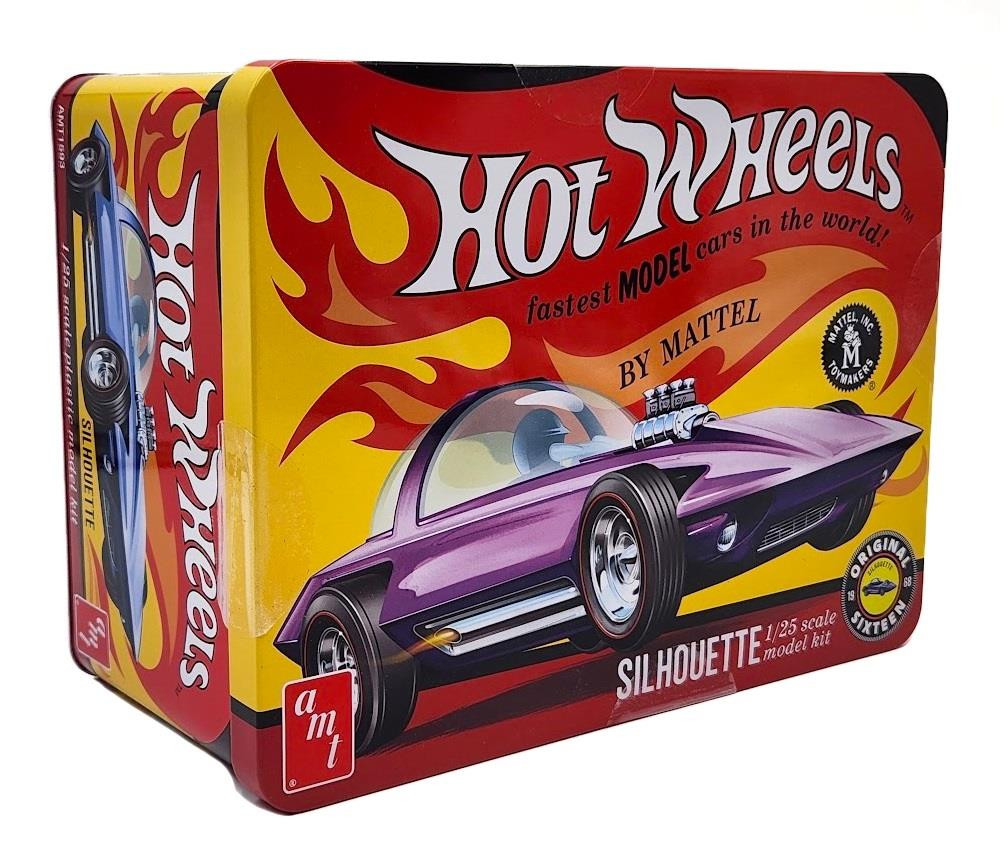 AMT 1:25 Scale Hot Wheels Silhouette Show Car with Collector Tin