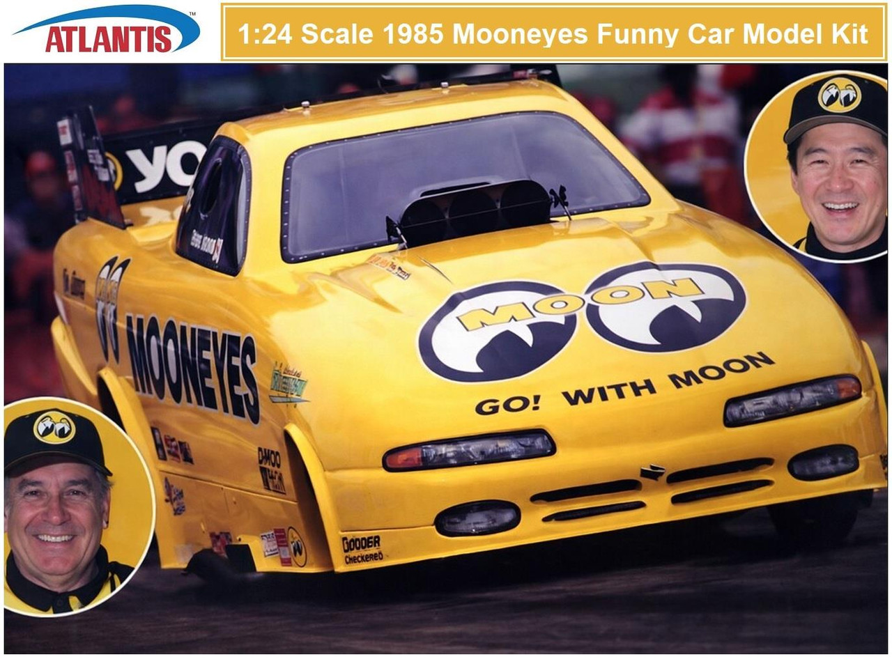 Atlantis 1:24 Scale 1985 Mooneyes Funny Car Model Kit H7629