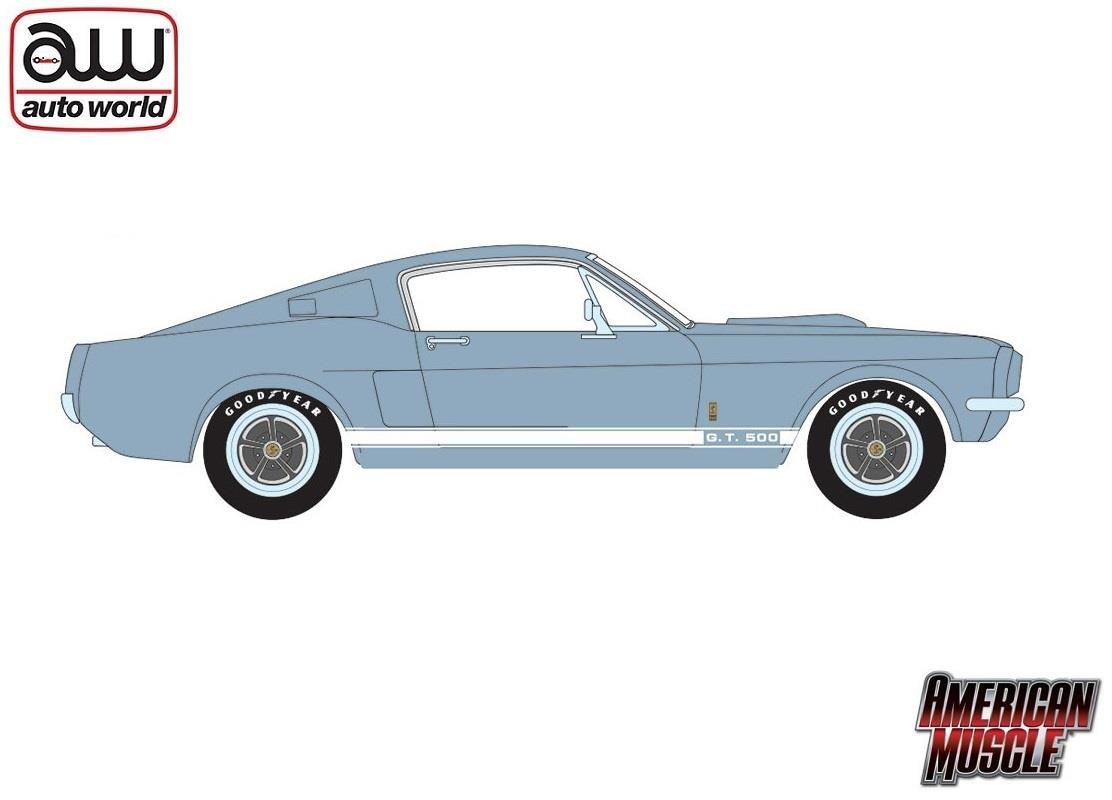 Auto World 1:18 Scale 1967 Mustang Shelby GT500 (Hemmings Motor