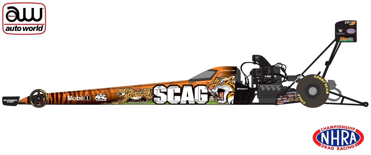 Auto World 1:24 NHRA 2026 Justin Ashley SCAG TFD AWN057 - Retro Hobby