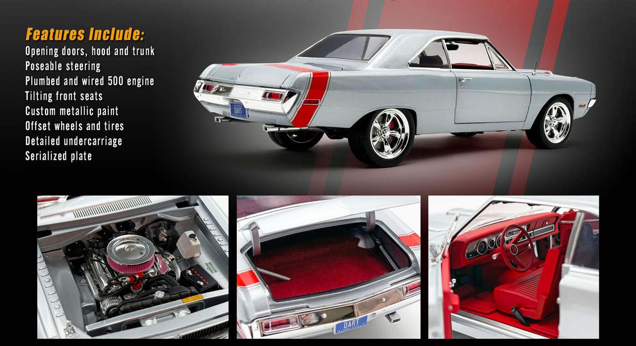 Acme 1:18 Scale 1970 Dodge Dart 440 - Street Machine A1806412