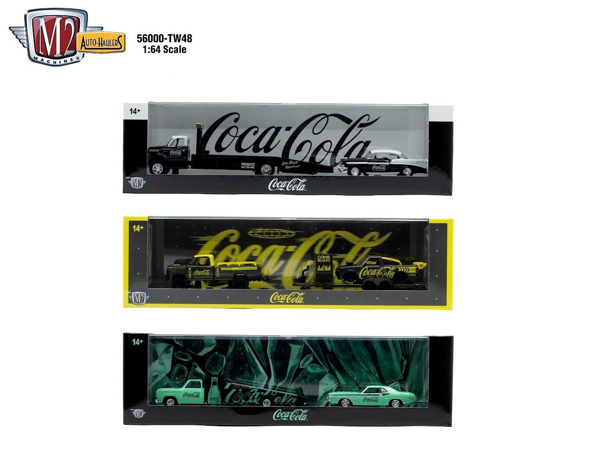 M2 Machines 1:64 Auto-Haulers Coca-Cola Release 56000-TW48 - Retro