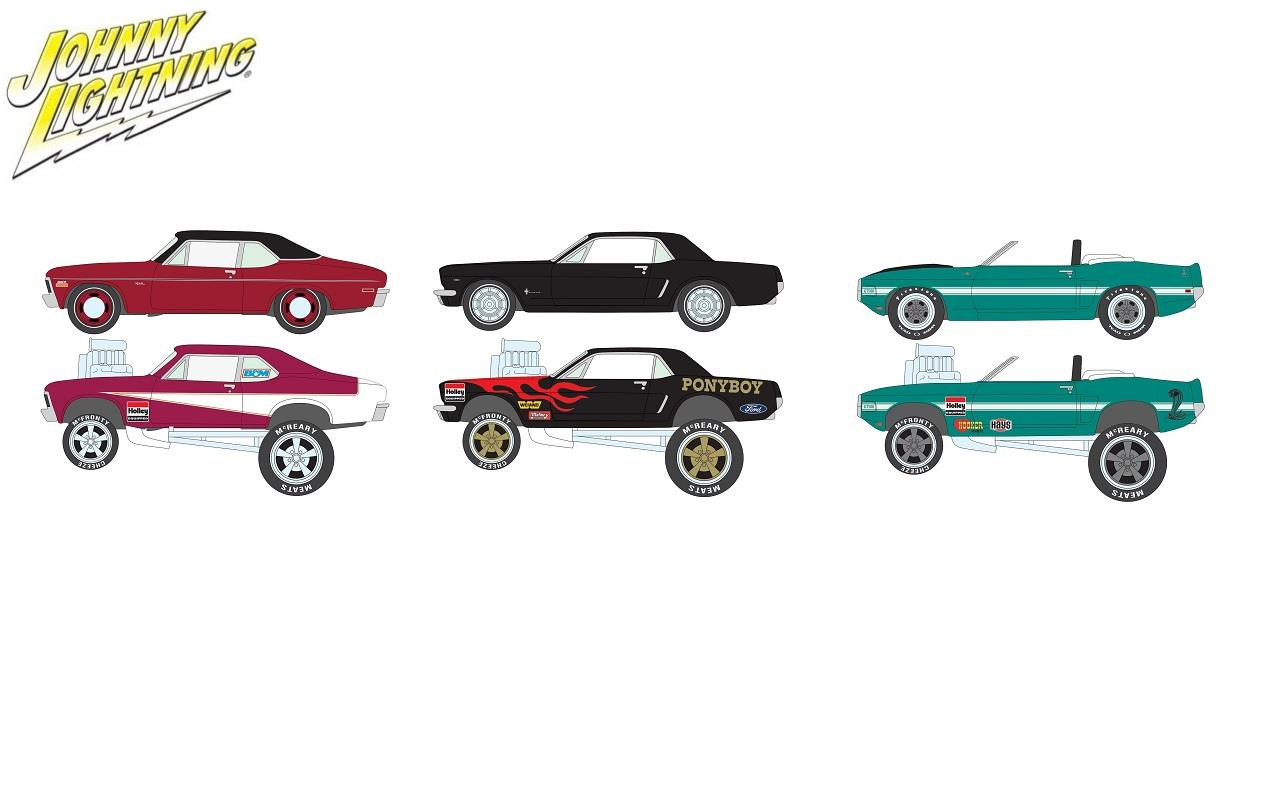 Johnny Lightning 1:64 Scale Themed 2-Pack 2026 R2, Version B