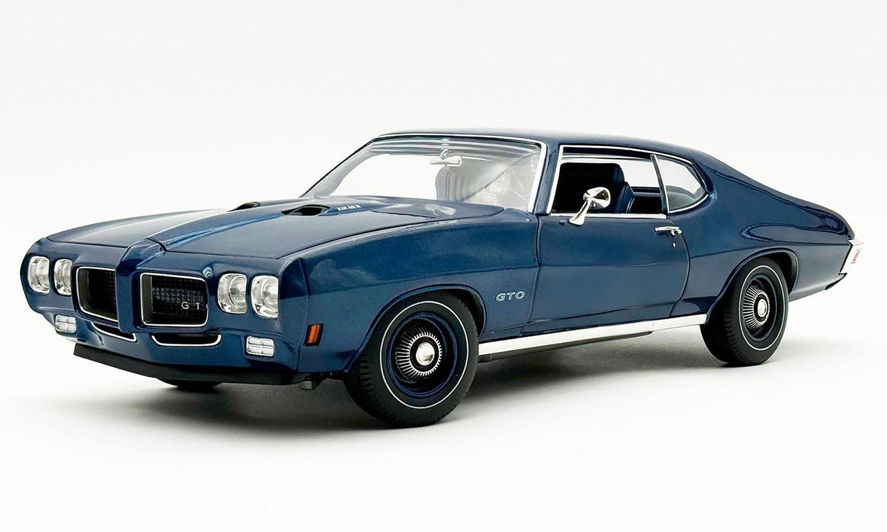Acme 1:18 Scale 1970 Pontiac GTO (Atoll Blue) A1801231 - Retro Hobby