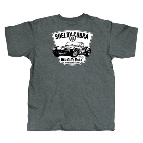 New Old Guys Rule Shelby Cobra 98 "Putting The Class In Classic" T-Shirt, XL