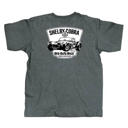 Old Guys Rule Shelby Cobra 98 "Putting The Class In Classic" Men's T-Shirt, Large